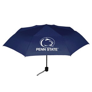 mini umbrella navy with athletic logo & Penn State image